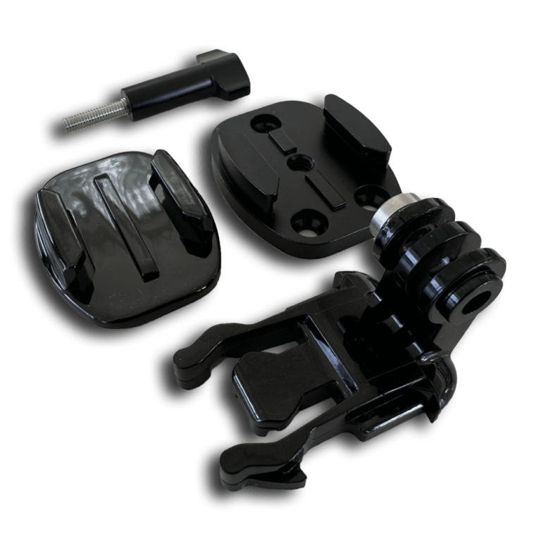 Seavu Seeker 通用安装组件：粘合安装座、螺丝安装座、翼形螺钉和长 L 型底座快速释放扣