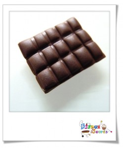 Tablette de chocolat fimo
